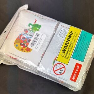 Winlyn 24 sets DIY Colorful CANDY CORN ornament project for kids groups stickers